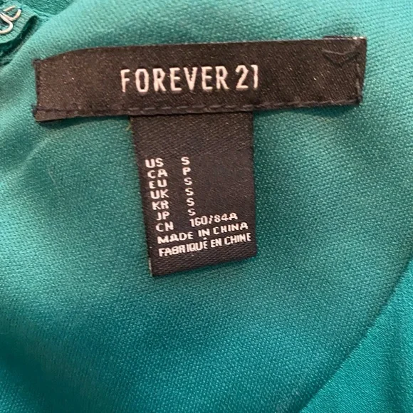 Forever 21 Green crisscross waist mini dress - Picture 5 of 5